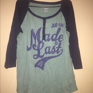 American eagle baseball tee